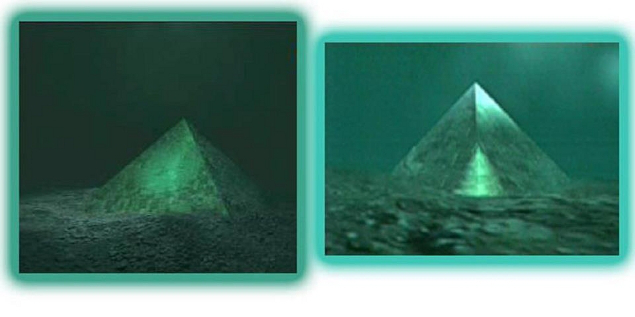 TWO GIANT UNDERWATER CRYSTAL PYRAMIDS DISCOVERED IN THE CENTER OF THE BERMUDA TRIANGLE