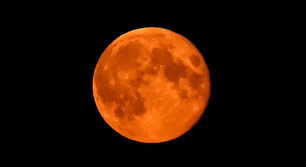 The Harvest Moon and Hunter's Moon can both appear orange - and the next Hunter's Moon is also a supermoon. Picture: Owen Humphreys/PA Wire